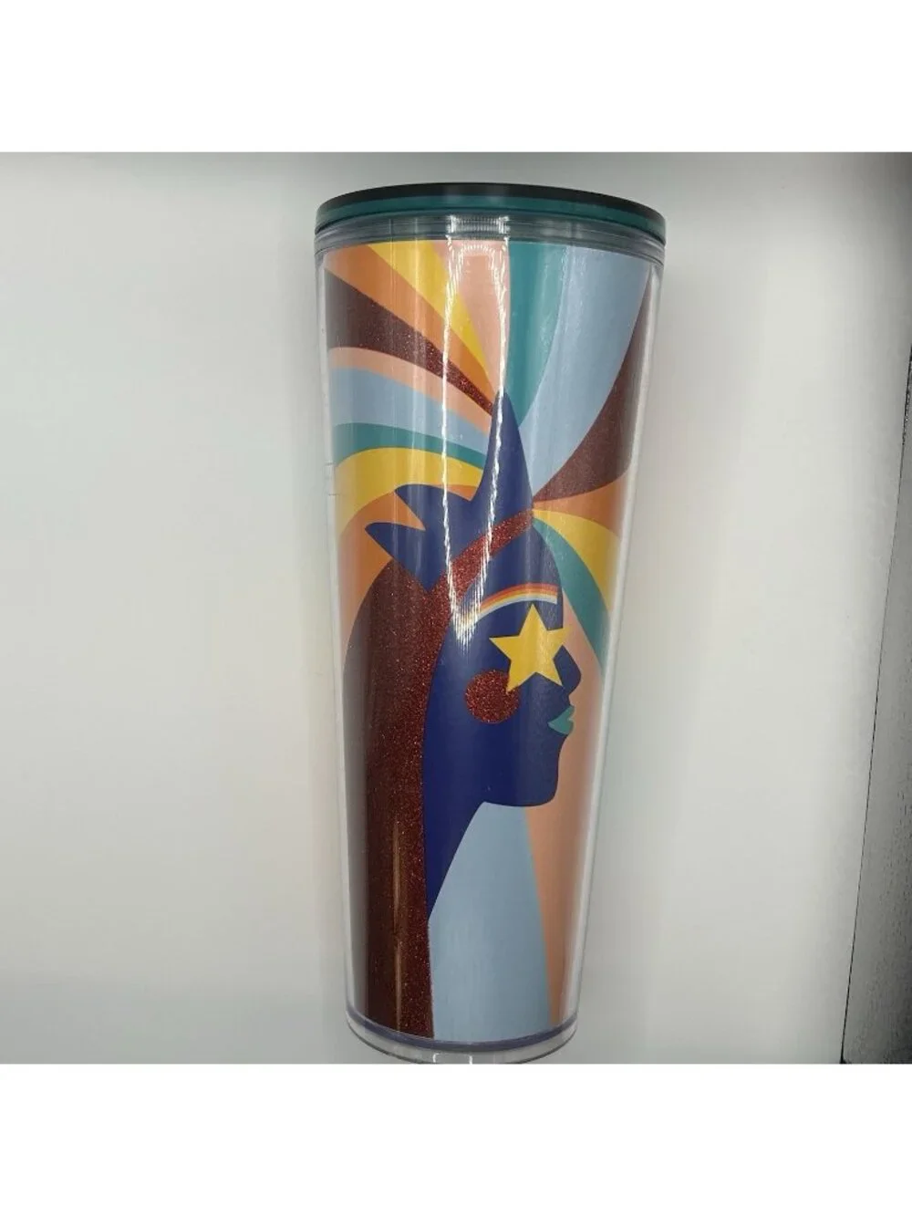 Starbucks Pride Venti Tumbler Siren Cold Cup Rainbow Wave 2020